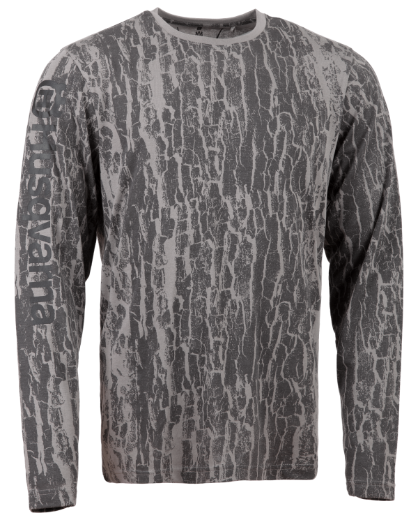 Xplorer T-shirt long sleeved unisex, Bark camo - Image 3
