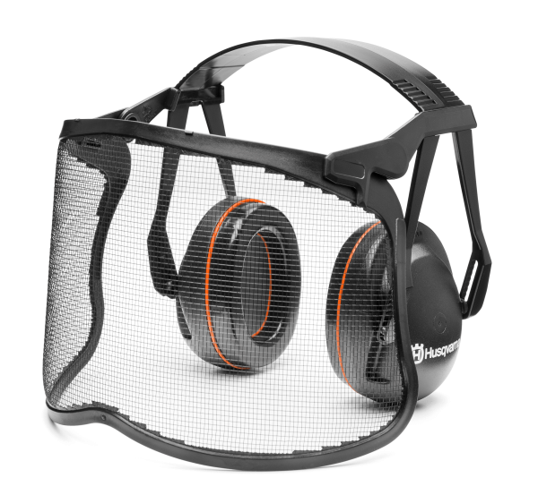 Garden Earmuffs with Mesh Visor