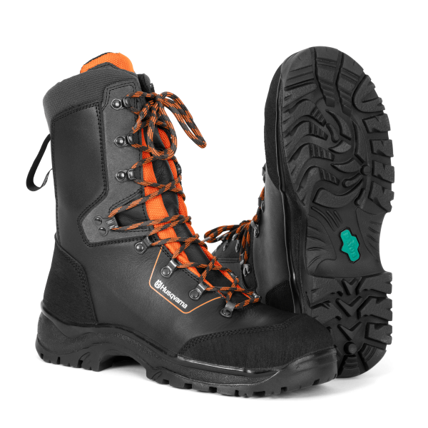 Protective boots Leather with saw protection C20 Size